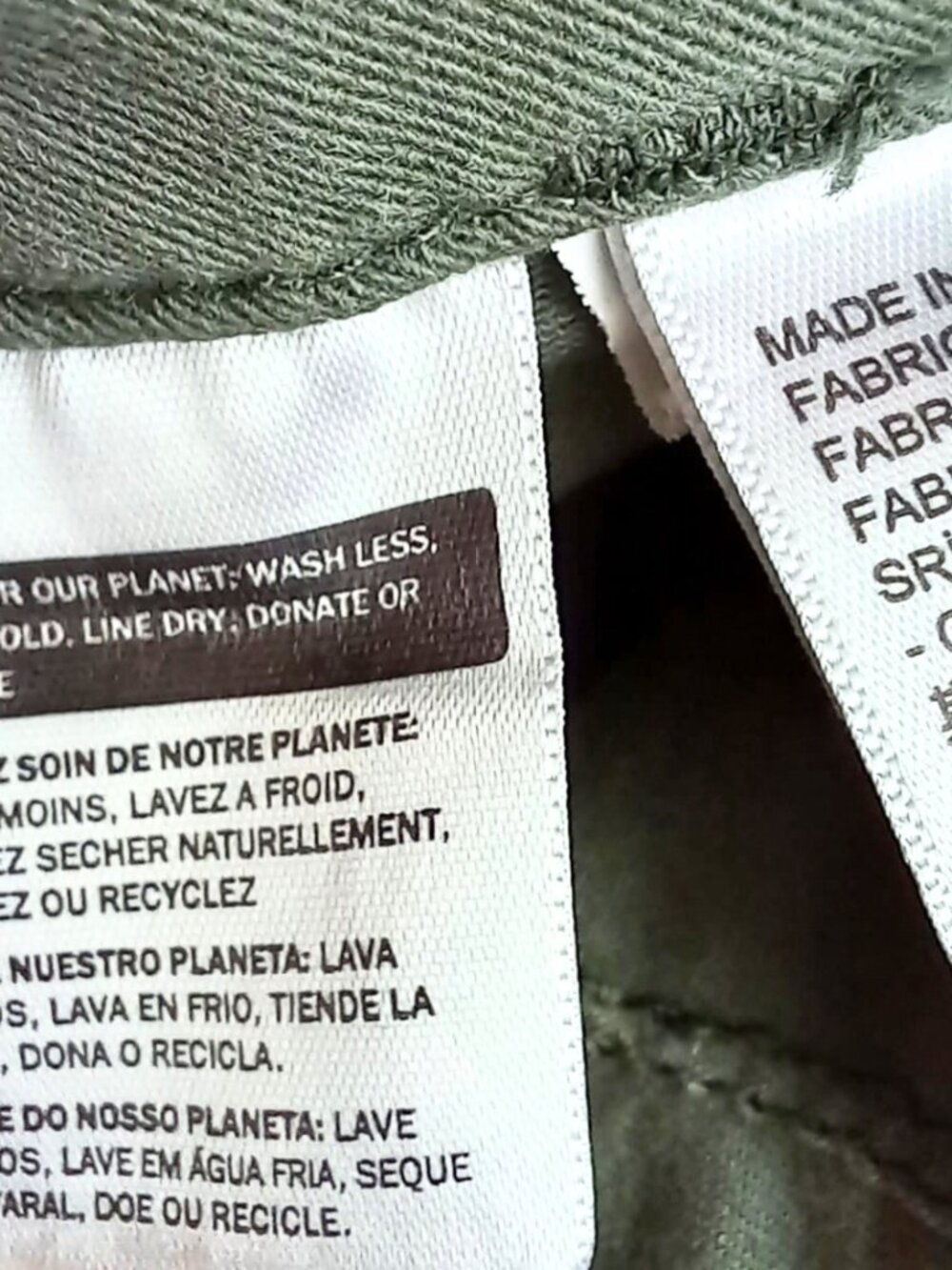 Levi's Green Straight Leg Cargo Utility Pants Size 25 - Picture 5 of 7